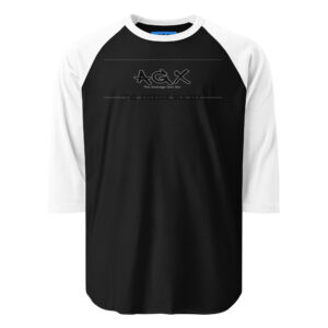 3/4 sleeve raglan shirt