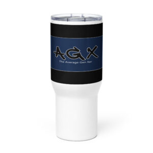 Travel mug with a handle